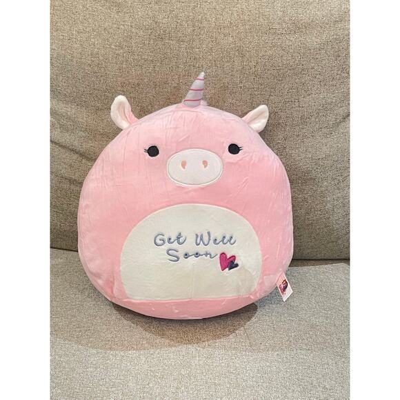New Easfan Get Well Soon Unicorn Plush Pillow - Picture 3 of 8